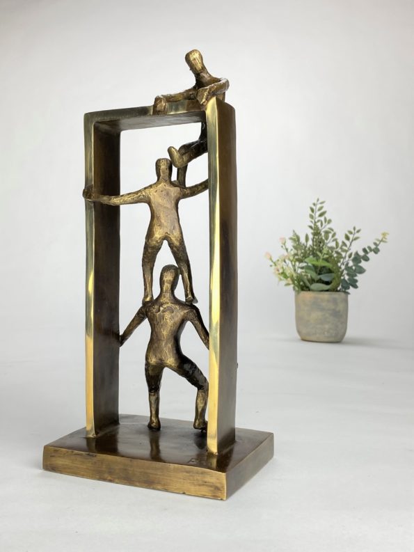 SAMMEN NÅR VI LÆNGST - ægte bronze