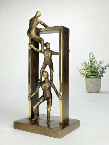 SAMMEN NÅR VI LÆNGST - ægte bronze