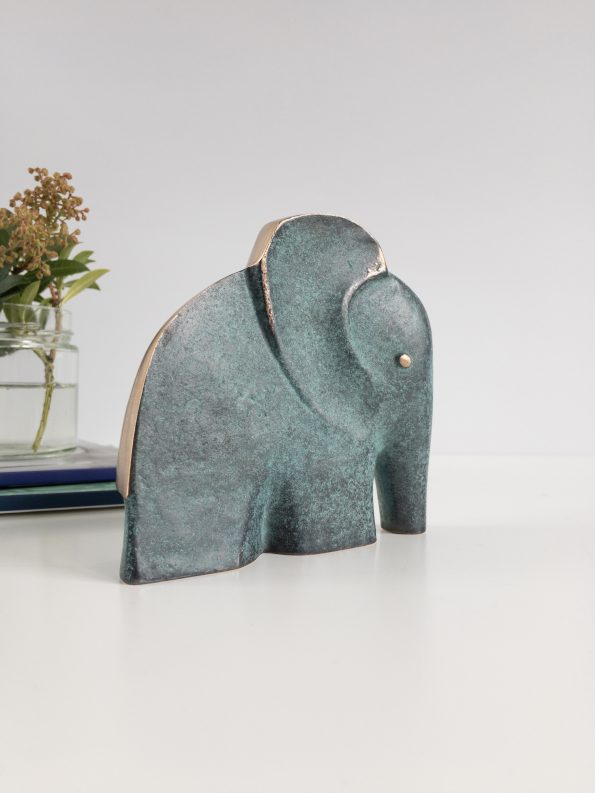 ELEFANTEN - STYRKE OG VISDOM - ægte bronze