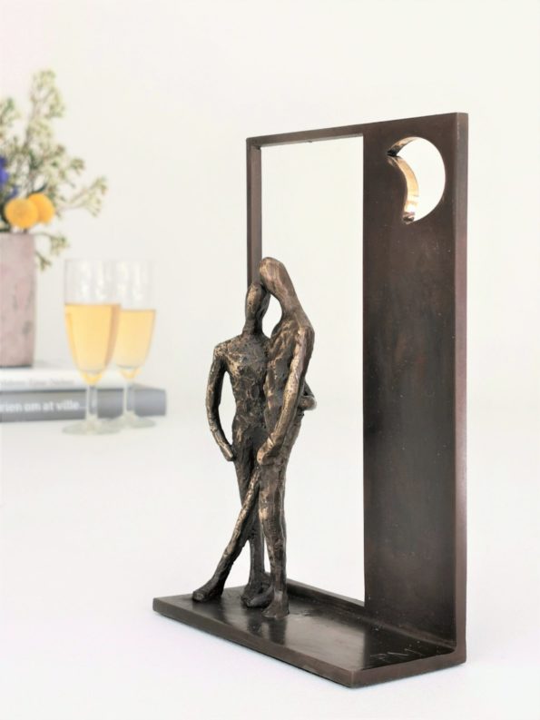 FLY ME TO THE MOON - ægte bronze