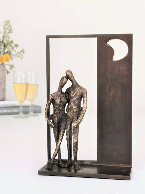 FLY ME TO THE MOON - ægte bronze
