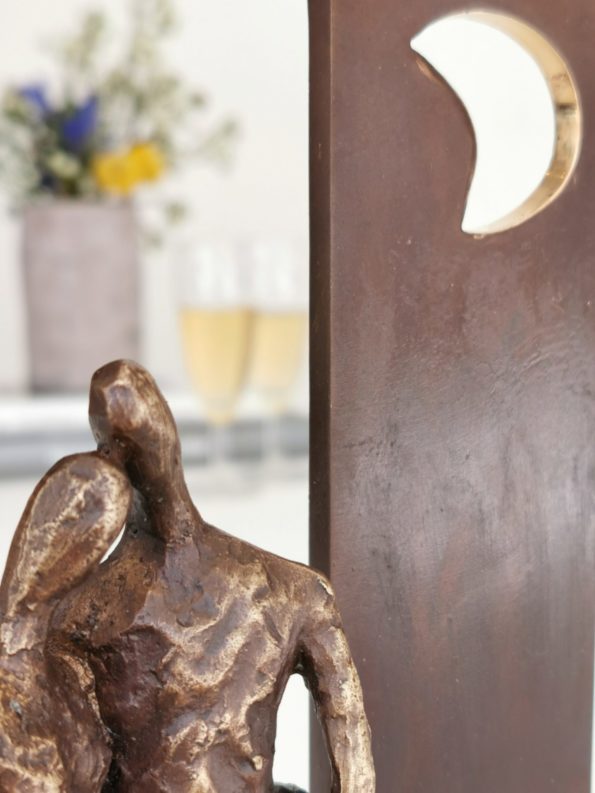 FLY ME TO THE MOON - ægte bronze