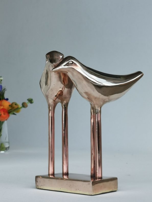 LOVE BIRDS - ægte bronze
