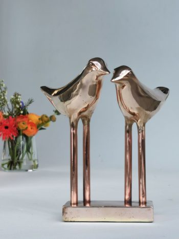 LOVE BIRDS - ægte bronze
