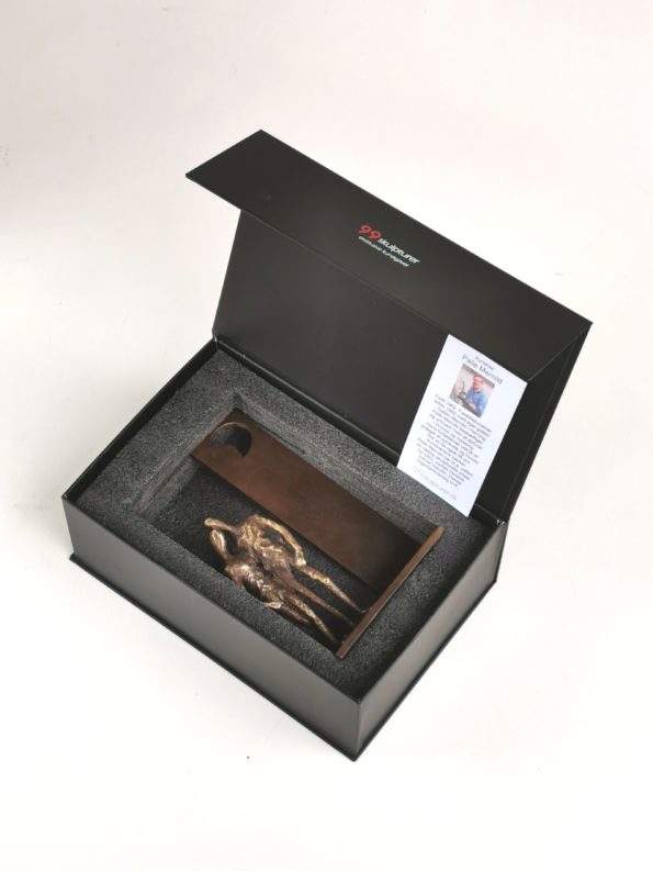 SKABT FOR HINANDEN - ægte bronze