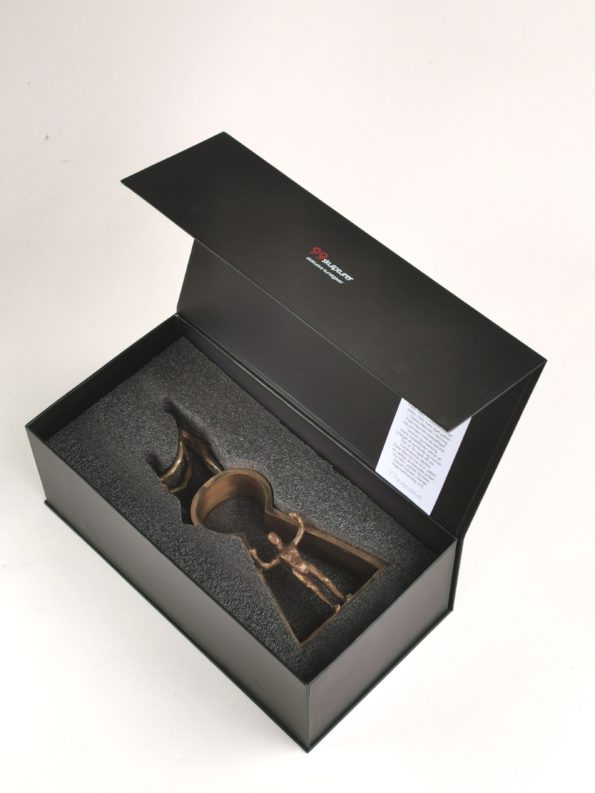 SKABT FOR HINANDEN - ægte bronze