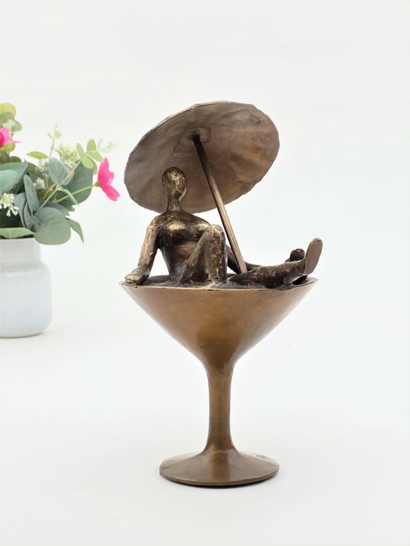 LIFE IS GOOD - ægte bronze
