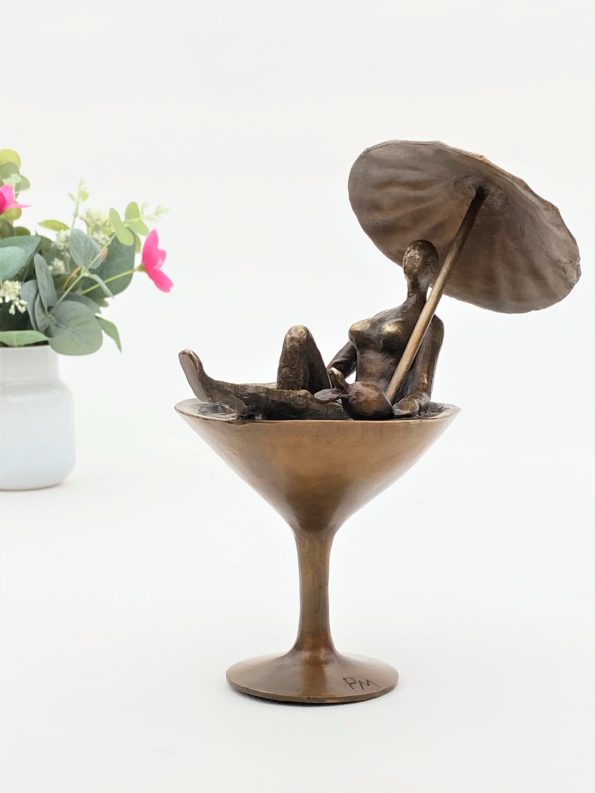 LIFE IS GOOD - ægte bronze