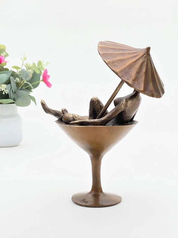 LIFE IS GOOD - ægte bronze