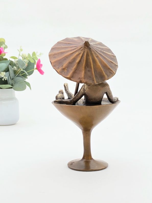 LIFE IS GOOD - ægte bronze