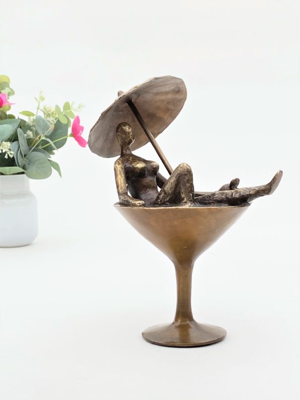 LIFE IS GOOD - ægte bronze