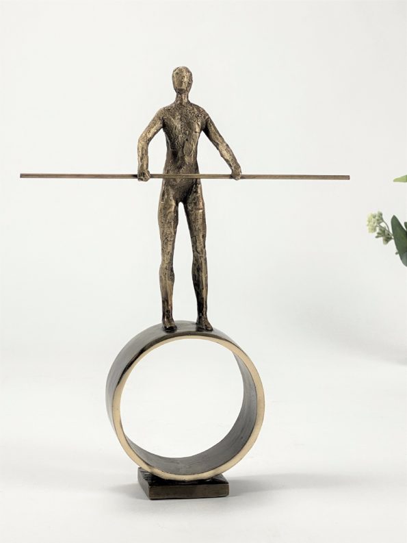 OMDREJNINGSPUNKT - ægte bronze