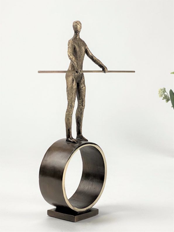 OMDREJNINGSPUNKT - ægte bronze