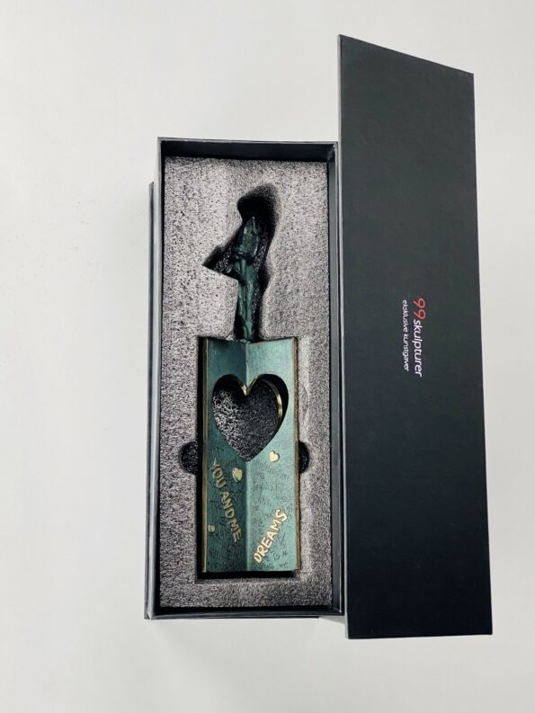 THE WALL OF LOVE - TOGETHER - ægte bronze