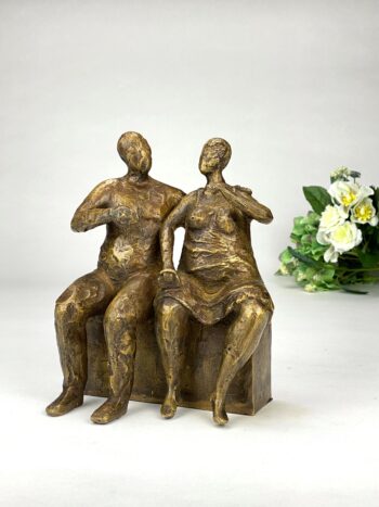 KÆRLIGHED UDEN GRÆNSER - ægte bronze