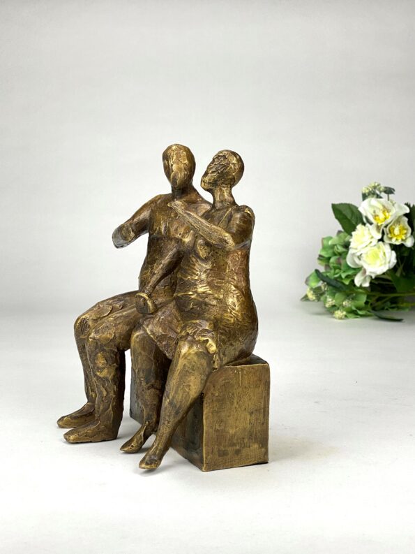 KÆRLIGHED UDEN GRÆNSER - ægte bronze