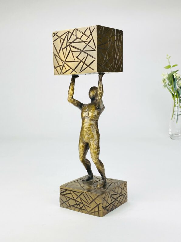 VILJESTYRKE - ægte bronze