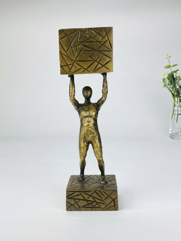 VILJESTYRKE - ægte bronze