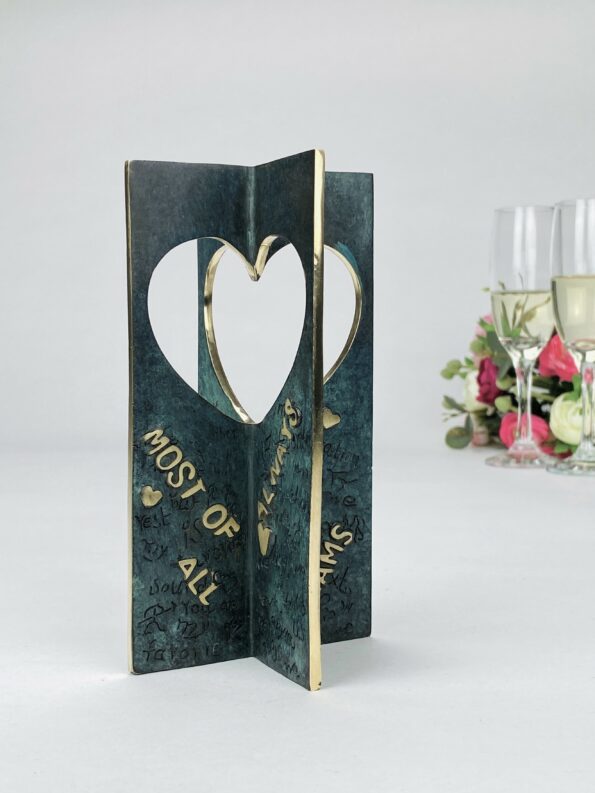 THE WALL OF LOVE - ægte bronze