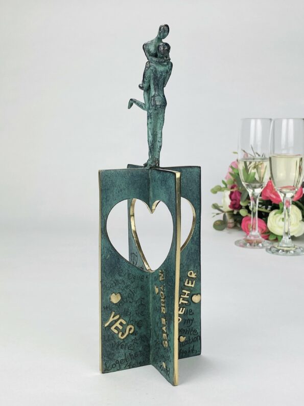 THE WALL OF LOVE - TOGETHER - ægte bronze