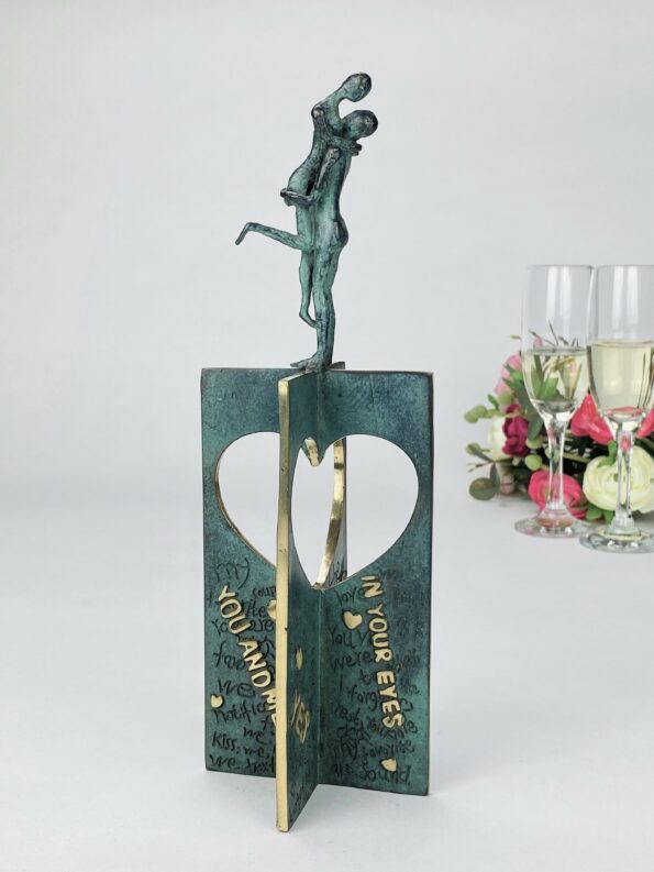 THE WALL OF LOVE - TOGETHER - ægte bronze