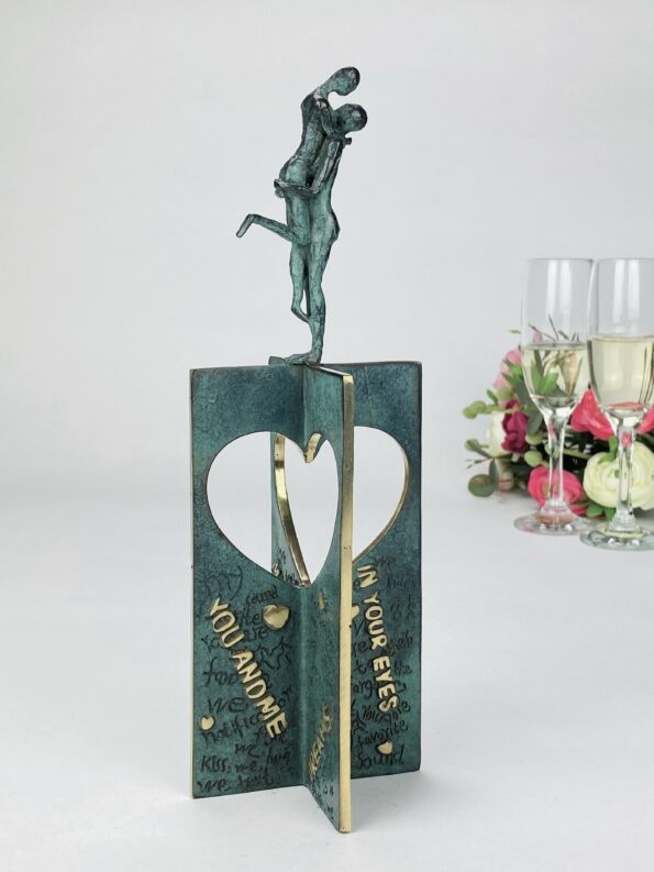 THE WALL OF LOVE - TOGETHER - ægte bronze