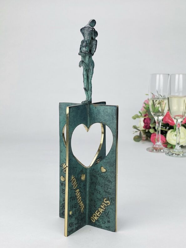 THE WALL OF LOVE - TOGETHER - ægte bronze