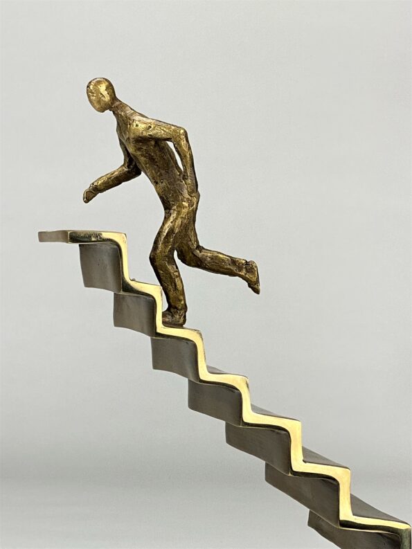 VEJEN TIL SUCCES - ægte bronze