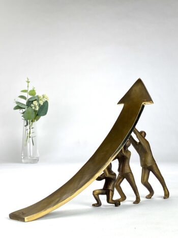 FÆLLES MÅL - ægte bronze