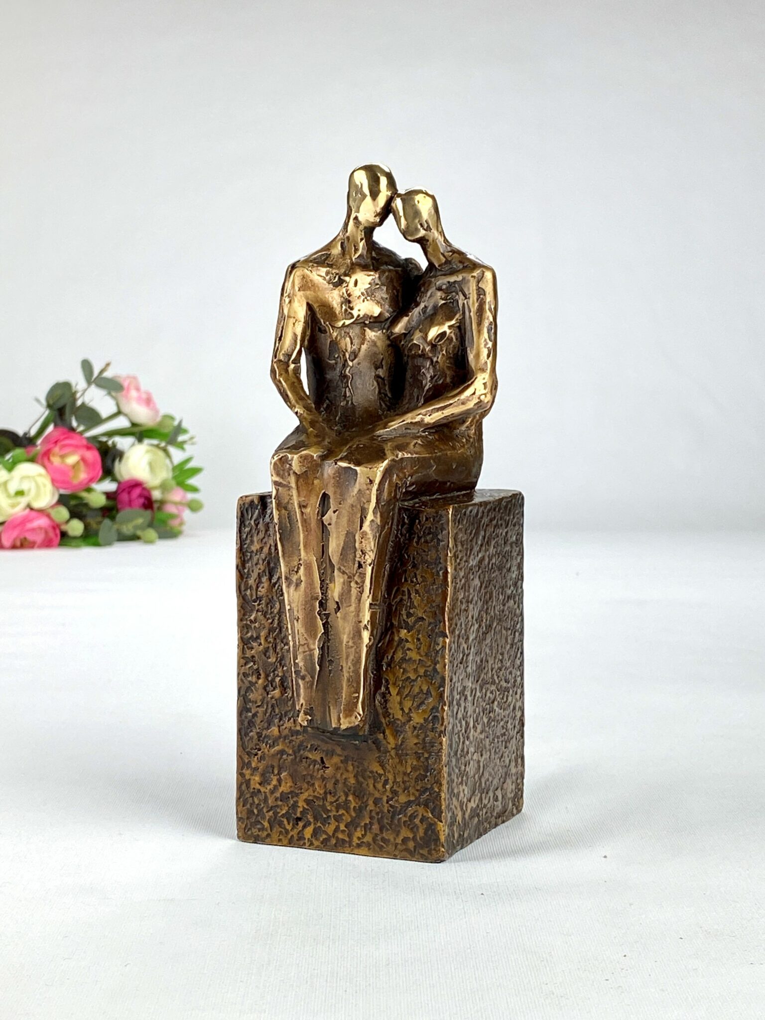 LYKKE - ægte bronze